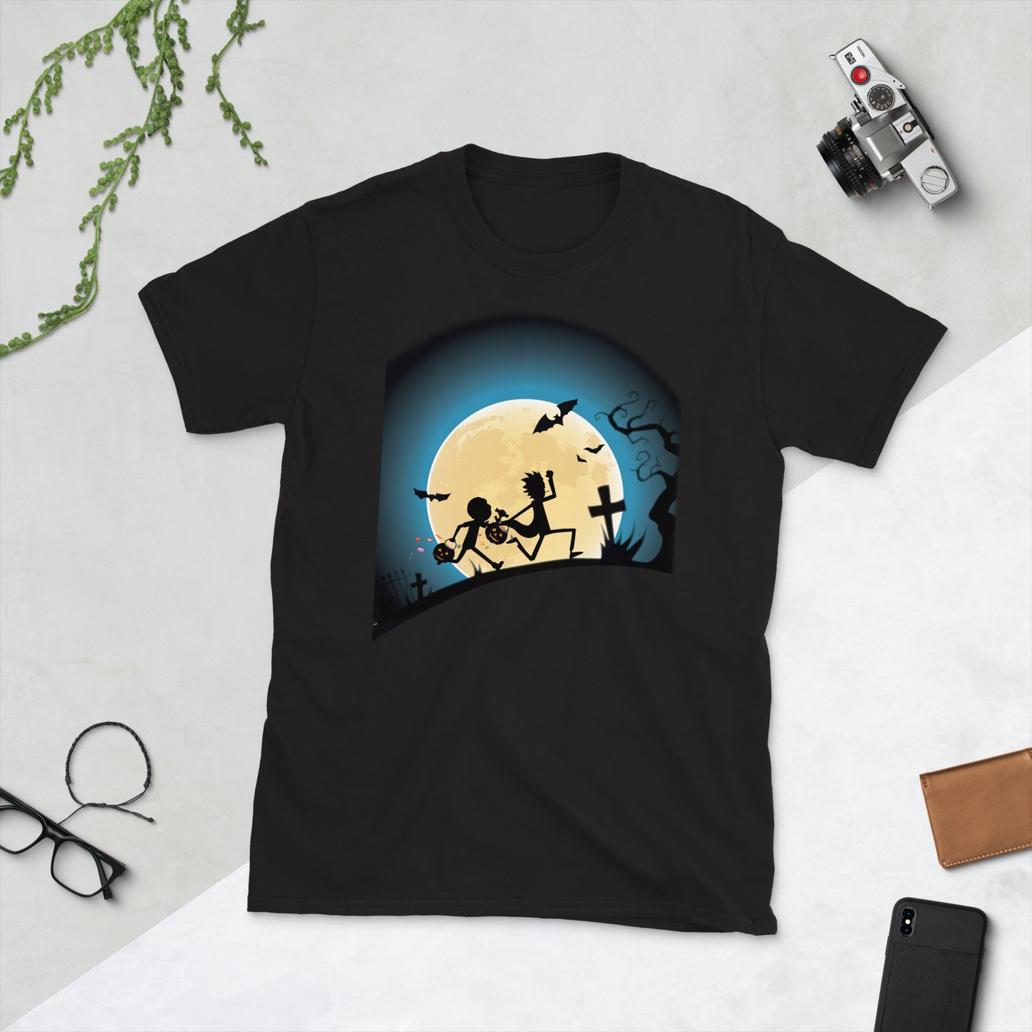 Rick and Morty Inspired: Doc and Kid Halloween T-Shirt