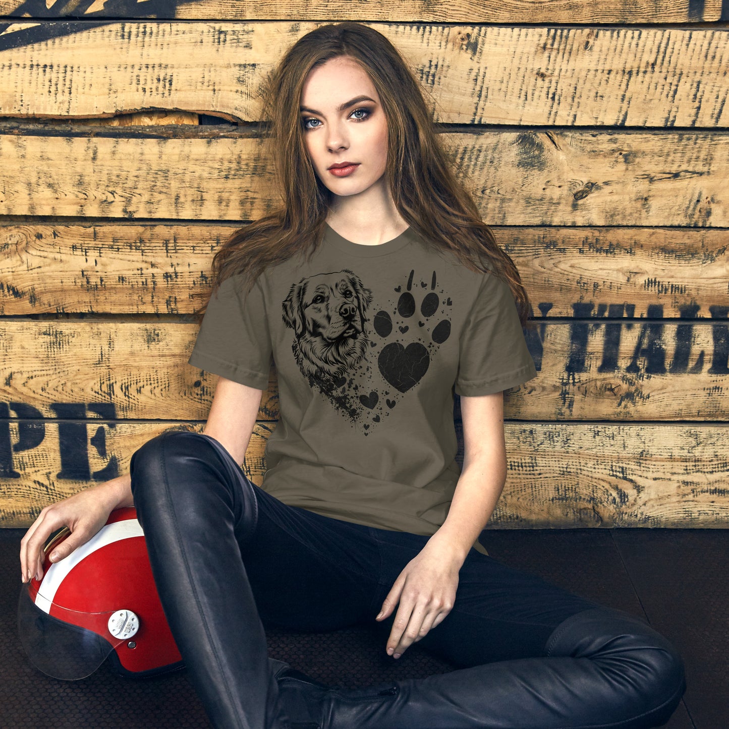 Pet Lover Dog (Golden Retriever) T-Shirt