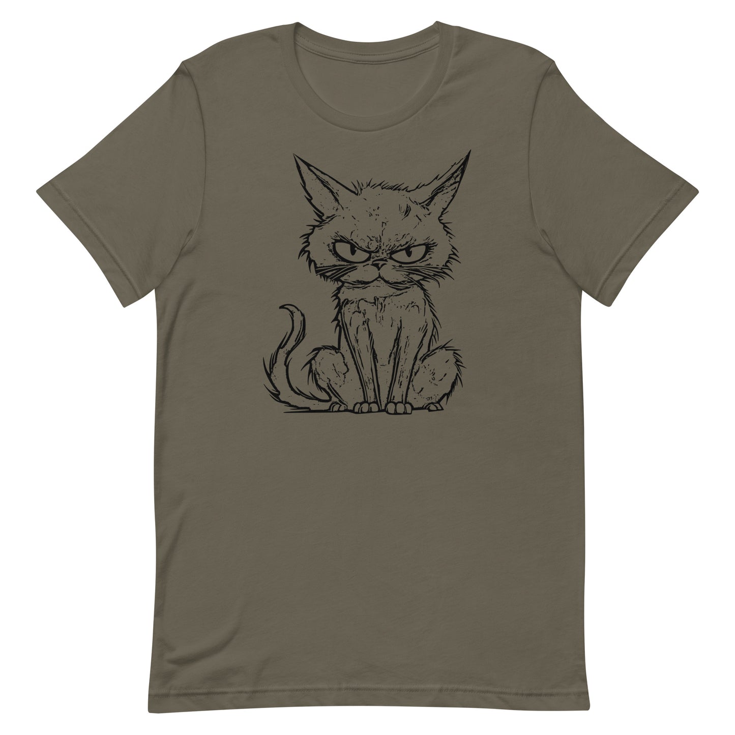 Pet Lover, Angry Cat T-Shirt