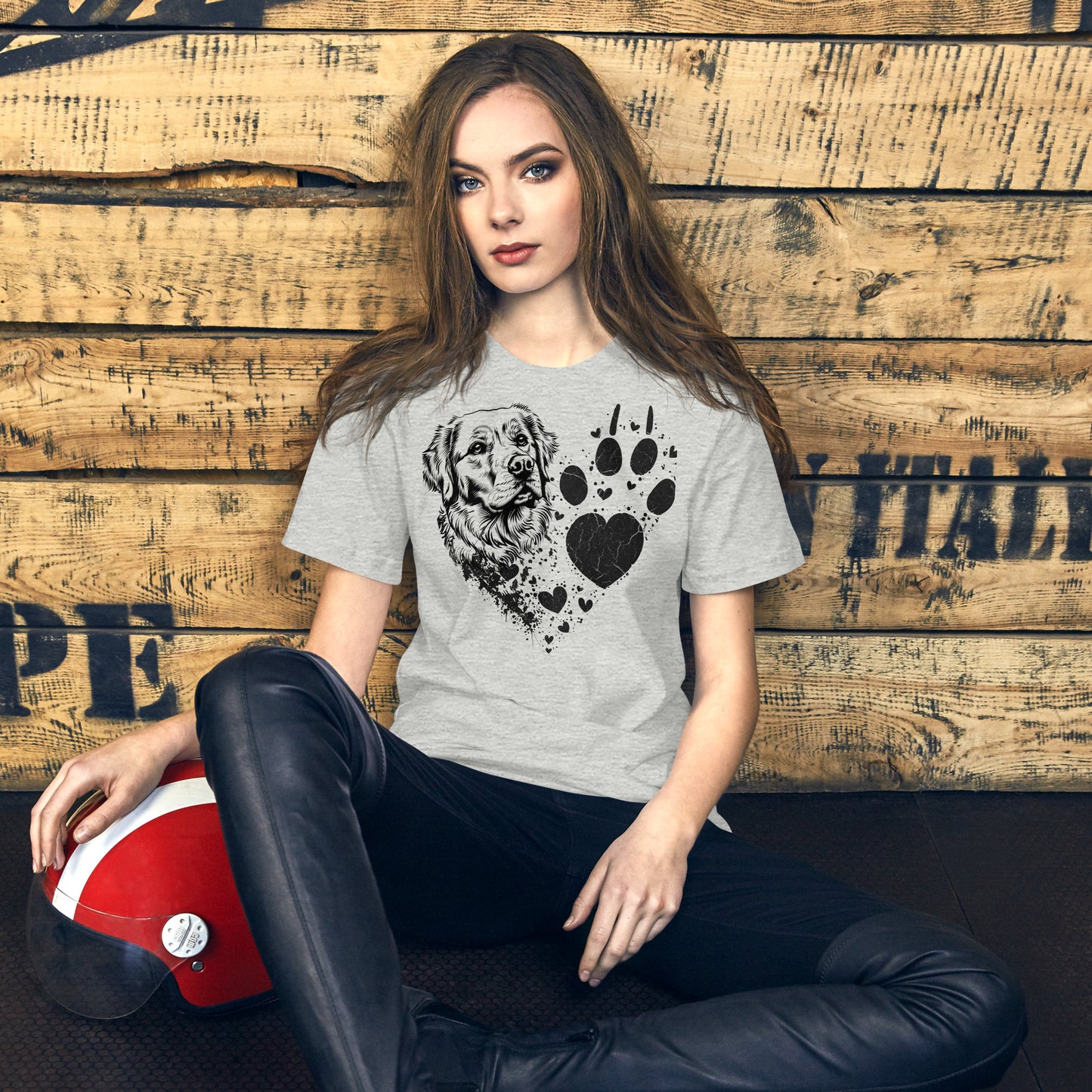 Pet Lover Dog (Golden Retriever) T-Shirt