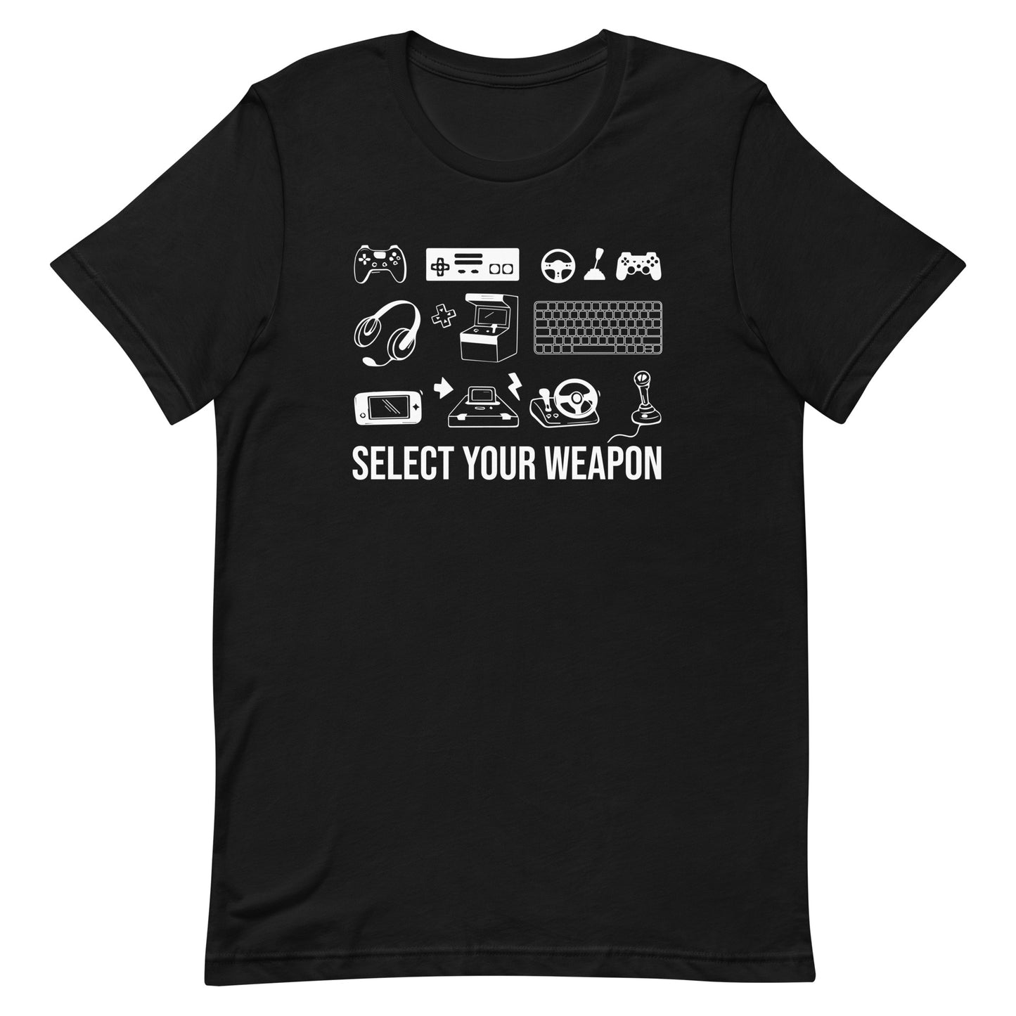 Select Your Weapon Gaming T-Shirt