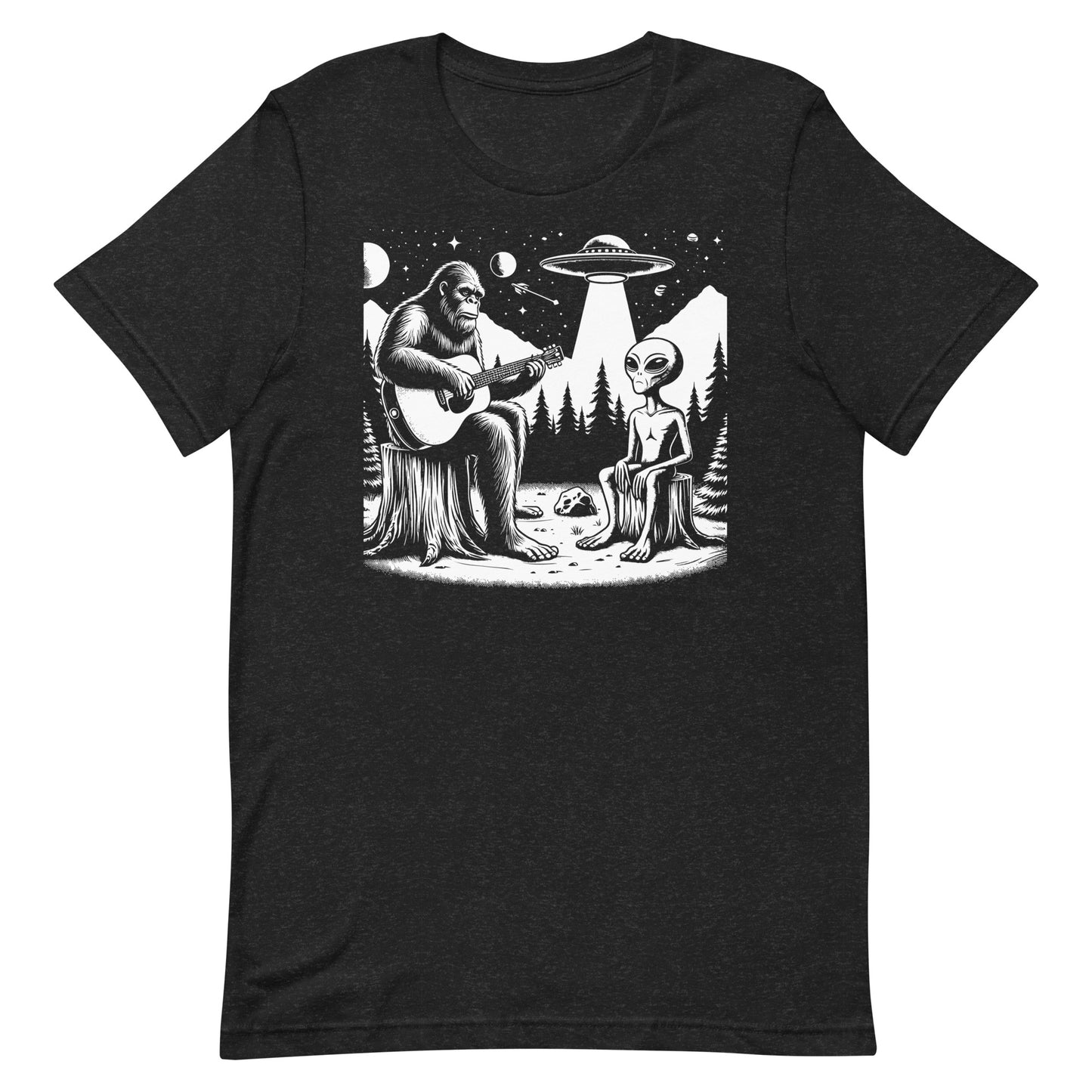 Bigfoot and Alien T-Shirt