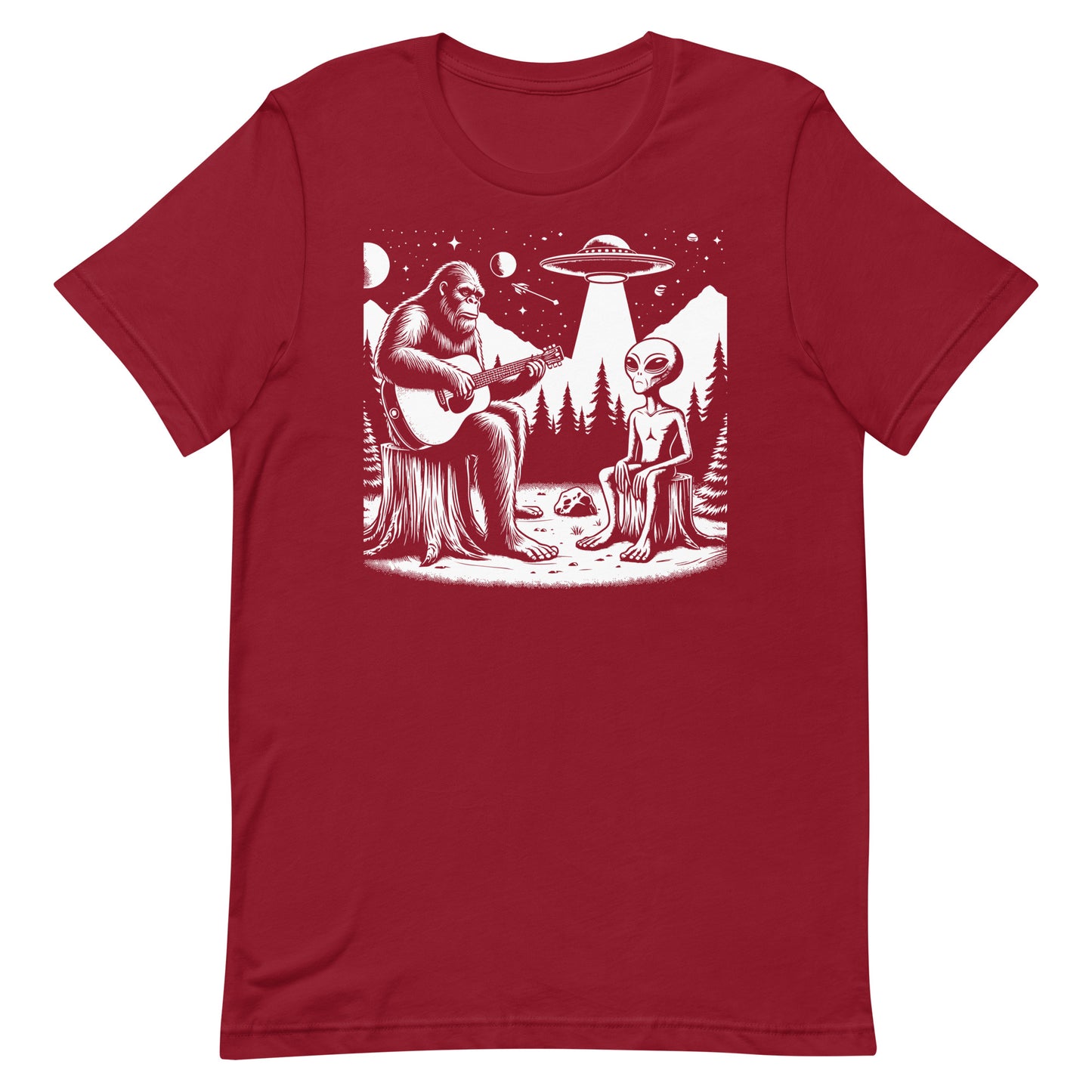Bigfoot and Alien T-Shirt
