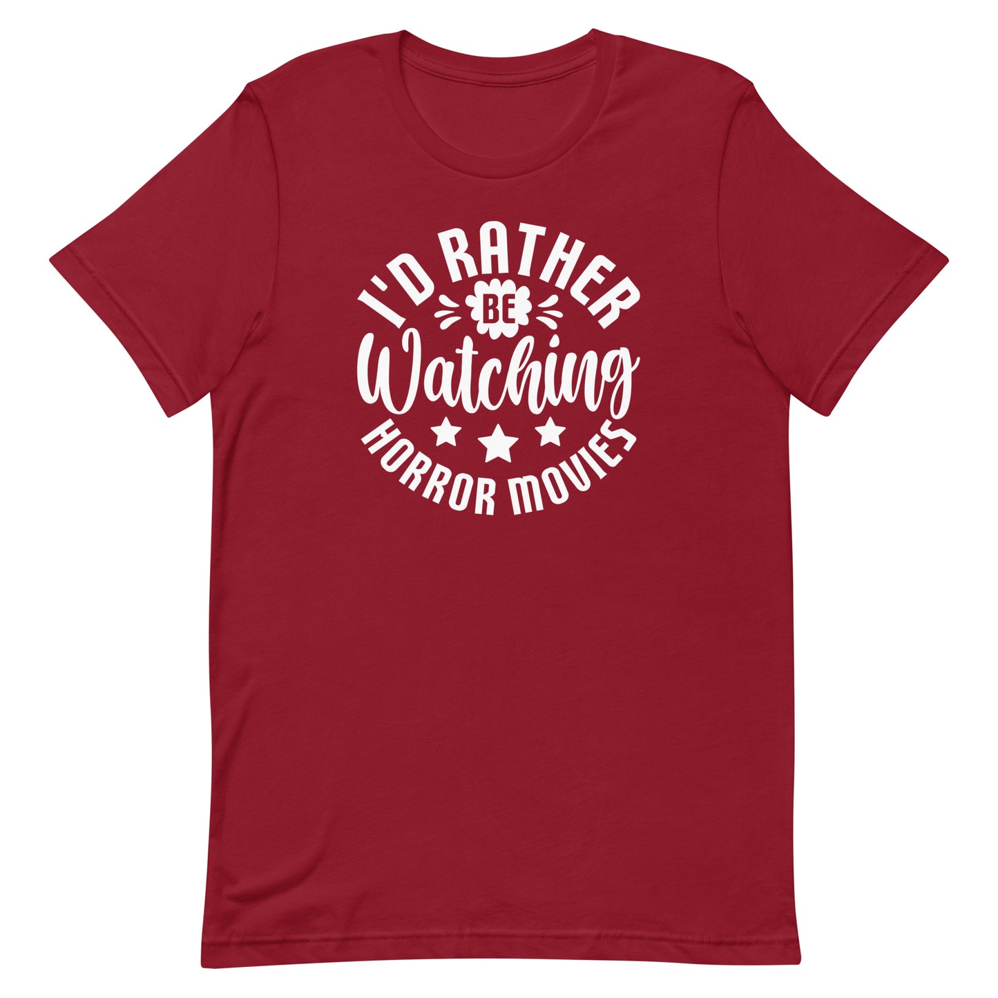 I'd Rather Be Watching Horror Movies T-Shirt