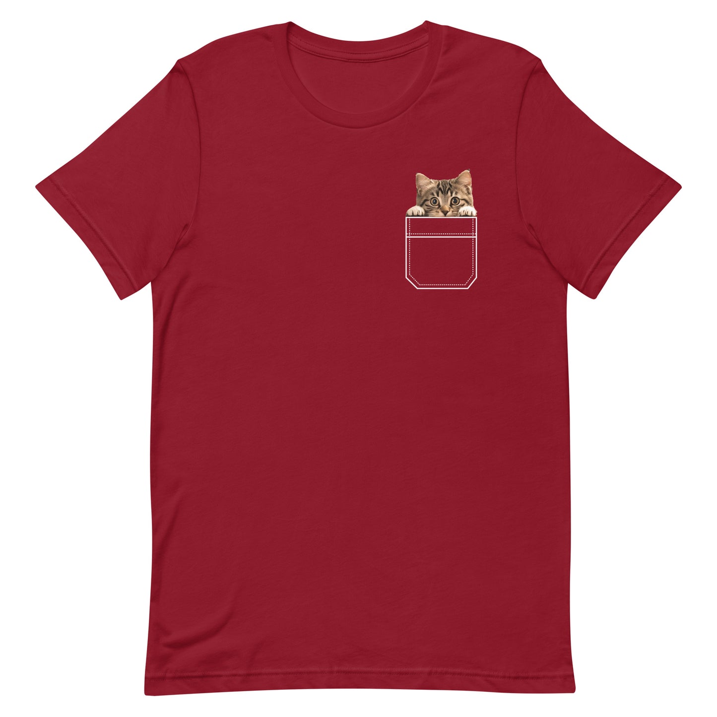 Chest Pocket Kitty T-Shirt