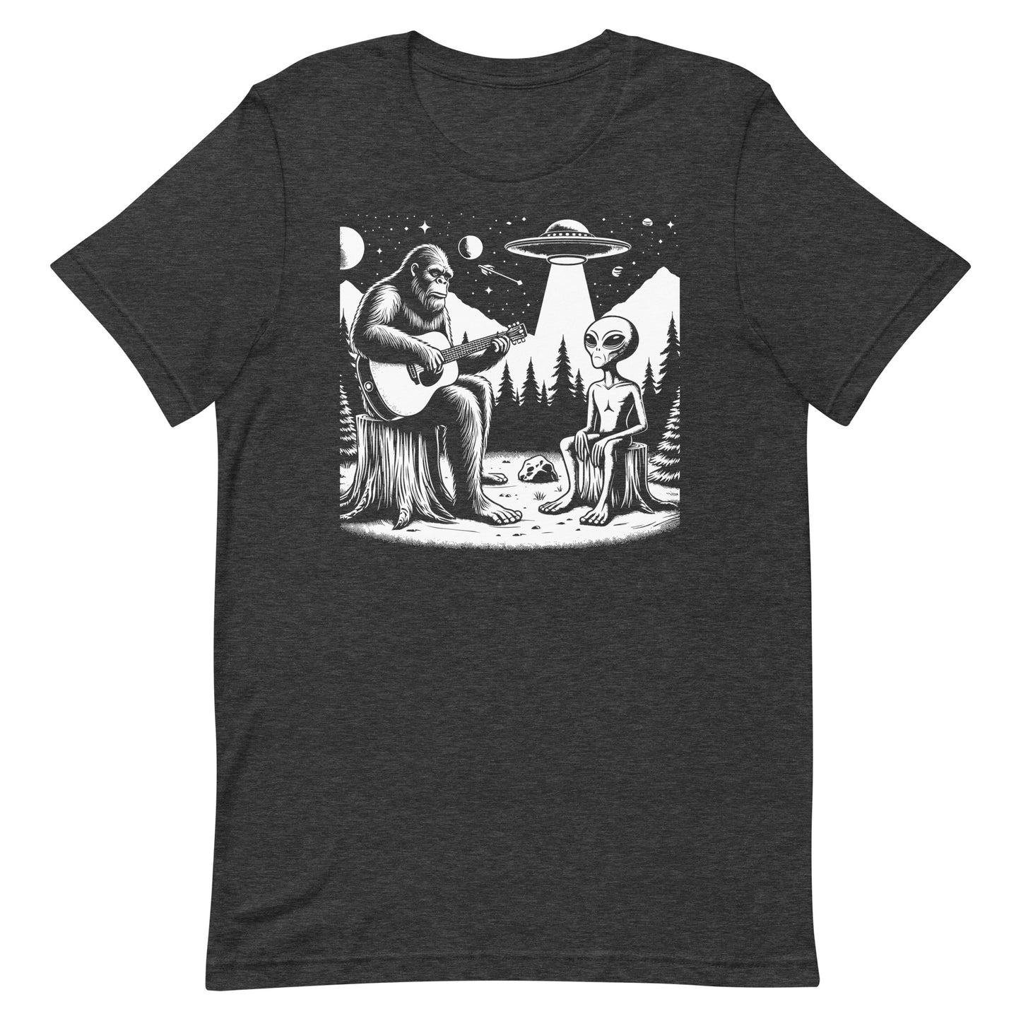 Bigfoot and Alien T-Shirt