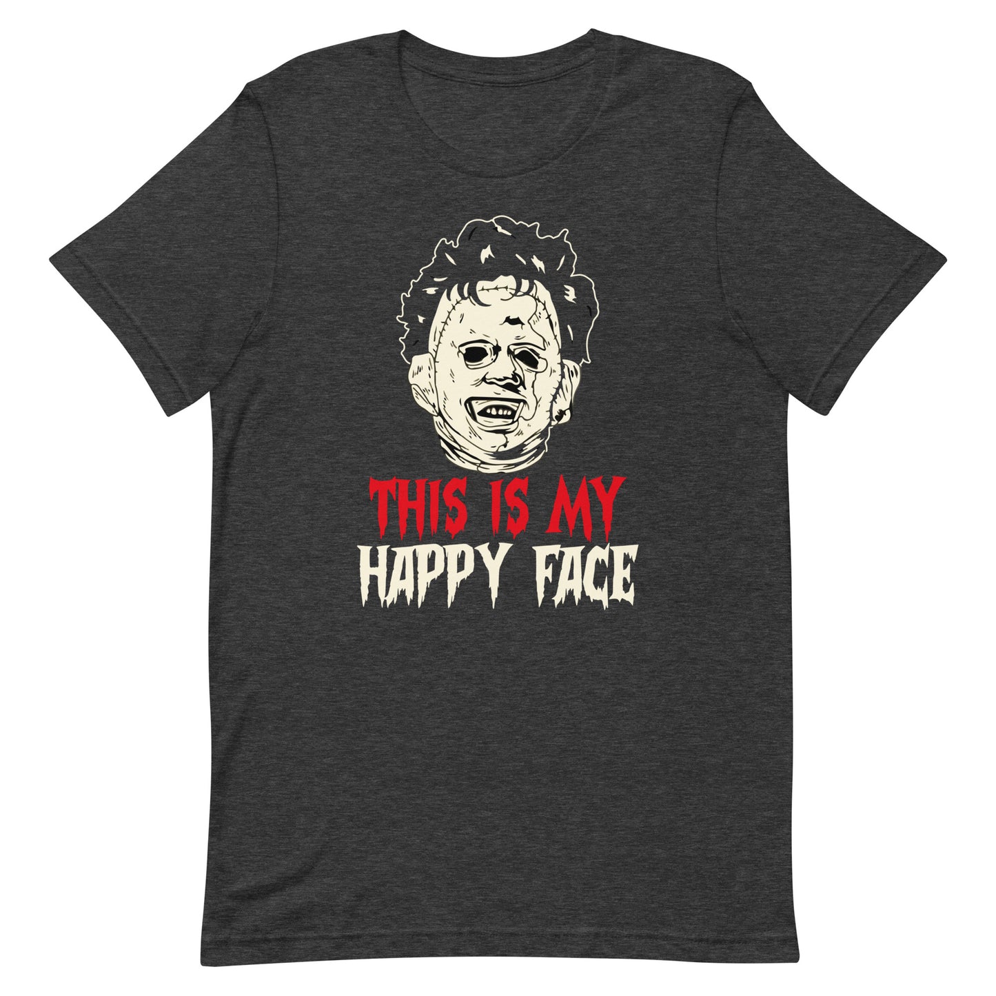 Happy Leather Face T-Shirt