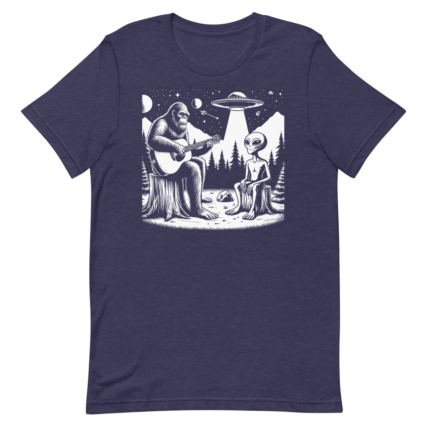Bigfoot and Alien T-Shirt