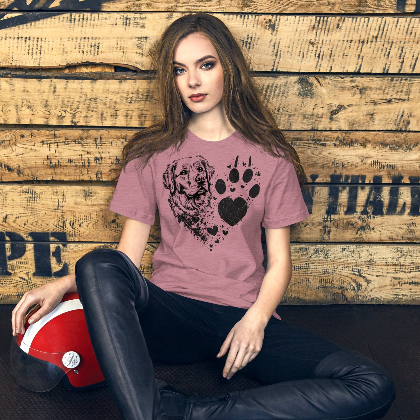 Pet Lover Dog (Golden Retriever) T-Shirt