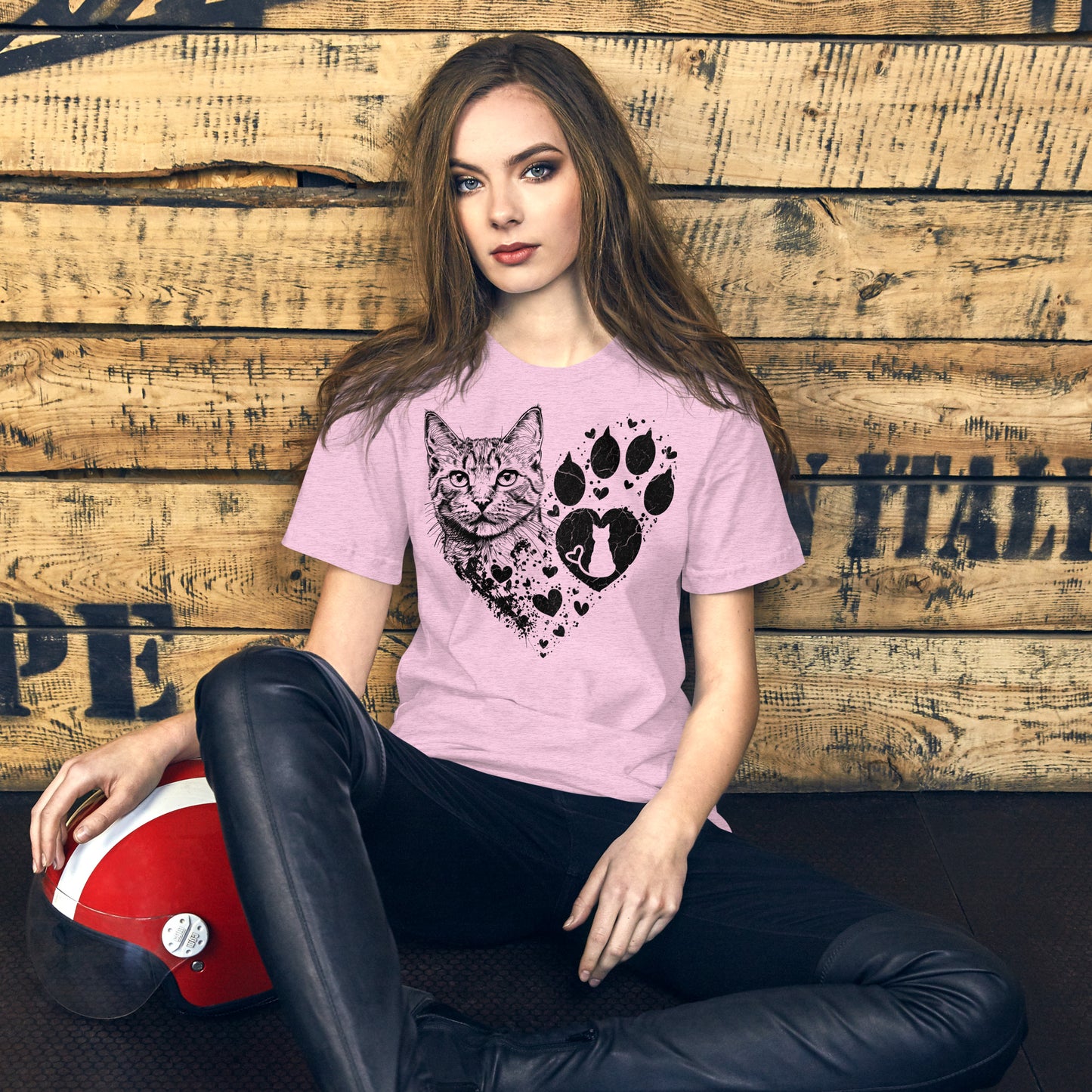 Pet Lover Cat T-Shirt (Design 2)