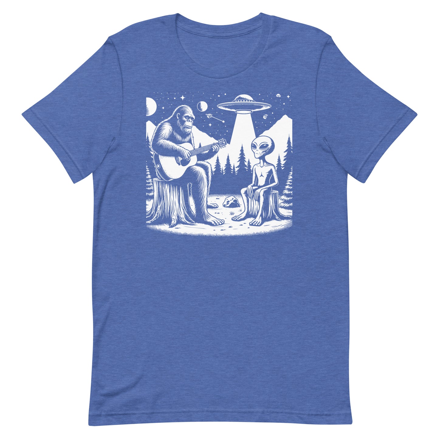 Bigfoot and Alien T-Shirt