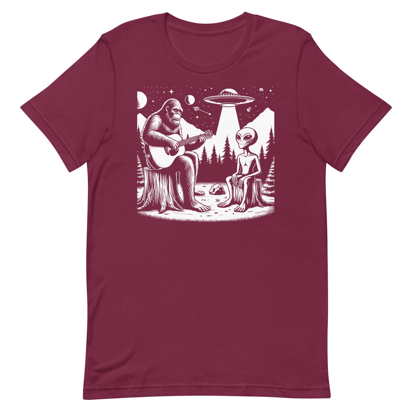 Bigfoot and Alien T-Shirt