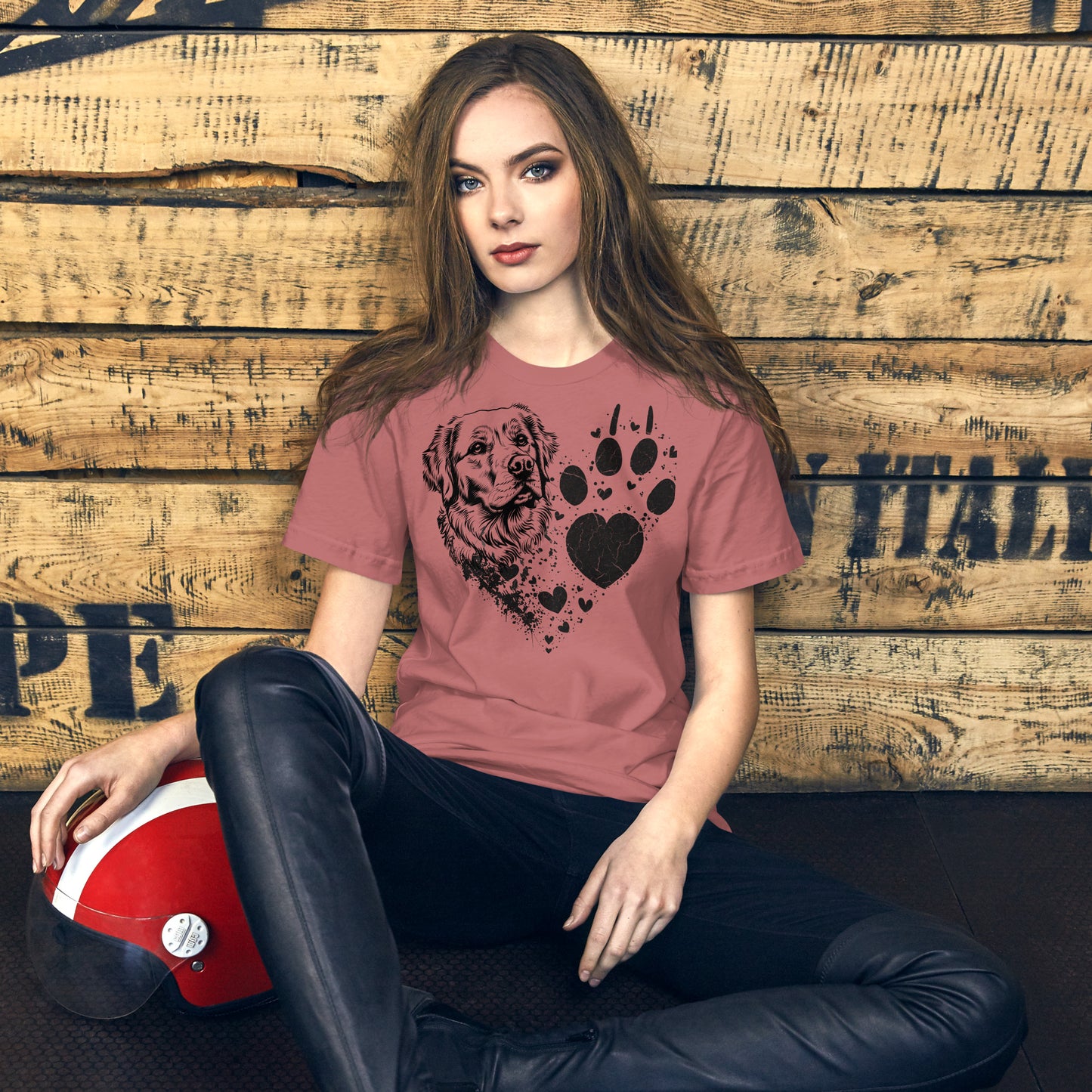 Pet Lover Dog (Golden Retriever) T-Shirt