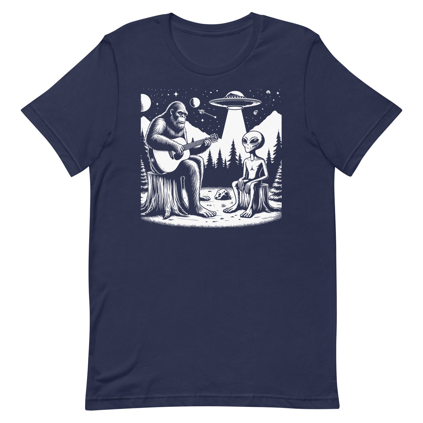 Bigfoot and Alien T-Shirt