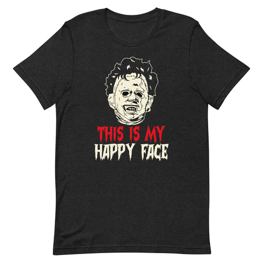 Happy Leather Face T-Shirt