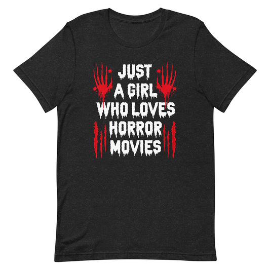 A Girl Who Loves Horror T-Shirt